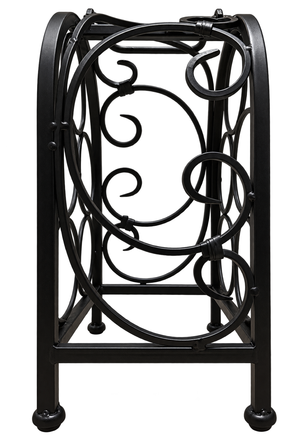 Arched Scrollwork Wine Rack