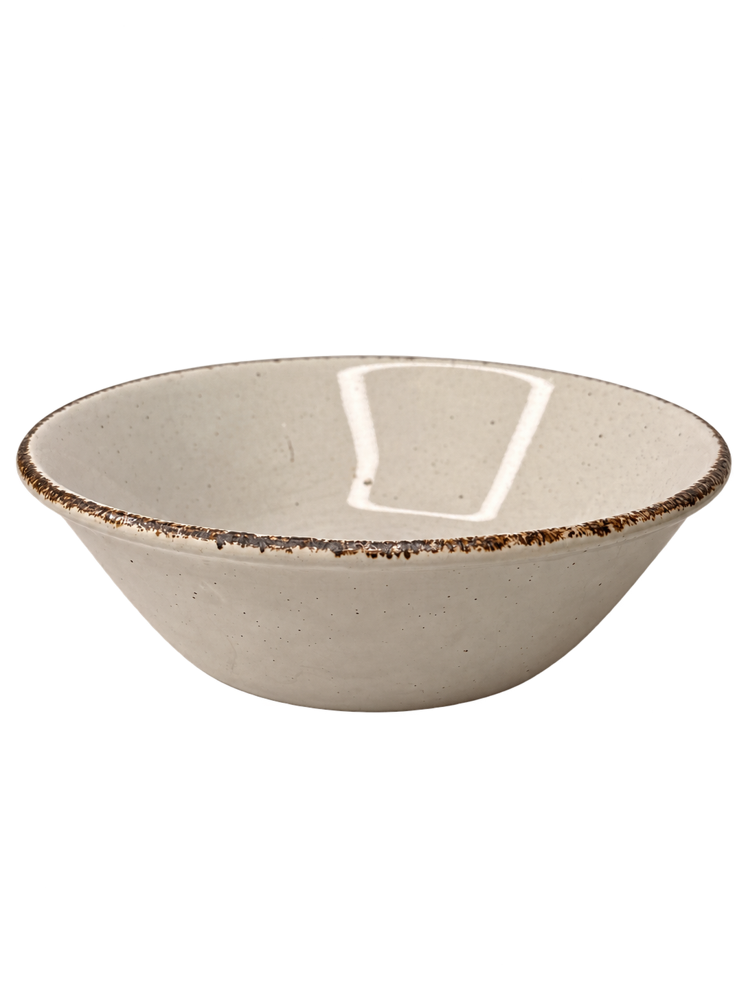 3-Piece Speckled Stoneware Bowl & Plate Set