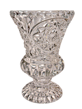 Vintage Cut Crystal Pedestal Vase