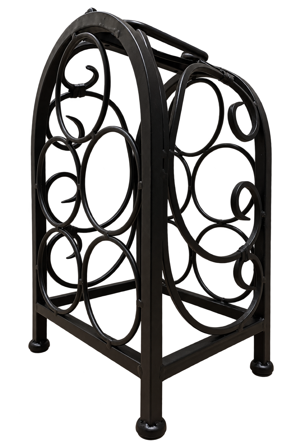 Arched Scrollwork Wine Rack
