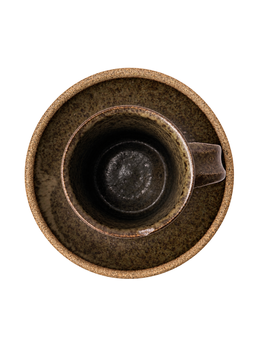 Hancrafted Stoneware Mug & Plate Set