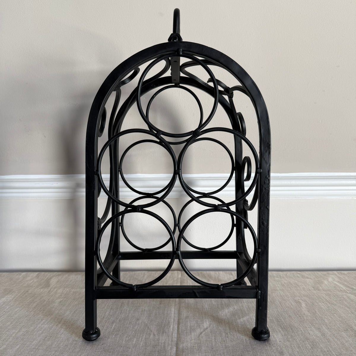 Arched Scrollwork Wine Rack