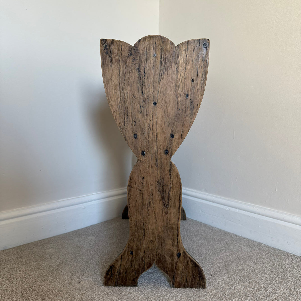Vintage Wooden Magazine Rack