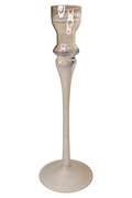 Sculptural Glass Candlestick