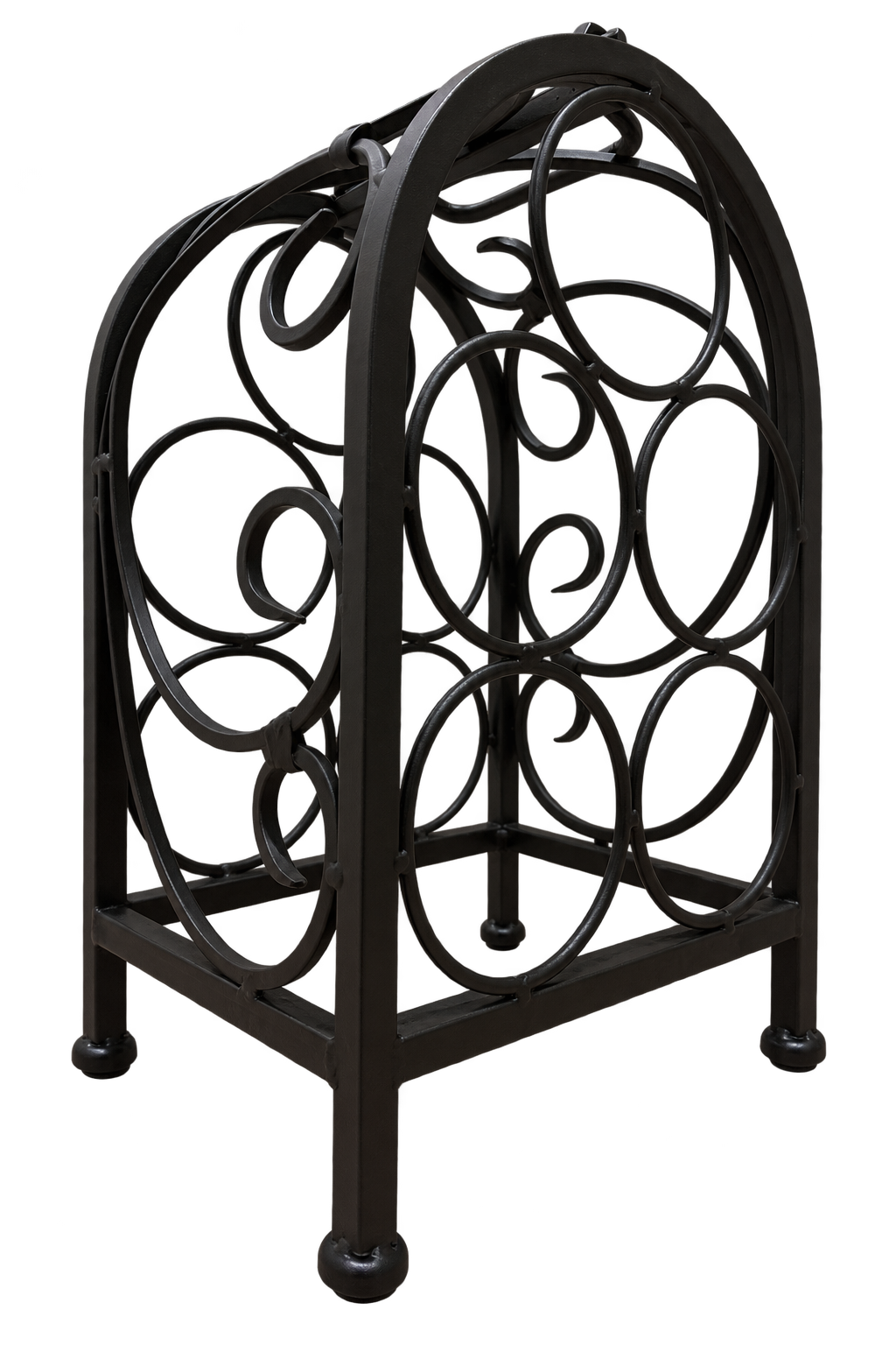 Arched Scrollwork Wine Rack